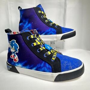 Ground Up Sonic The Hedgehog Galaxy High Top Shoes Size 6